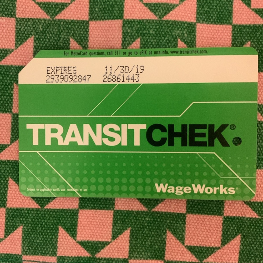 NY MTA Subway & Bus Metro Card: Transit Chek under WageWorks